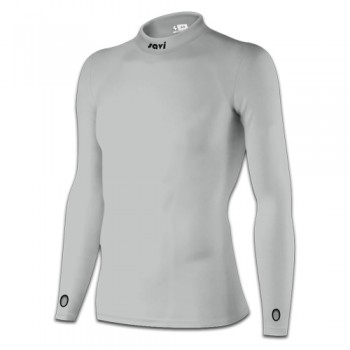Grey Funnel Neck Dry-Fit...
